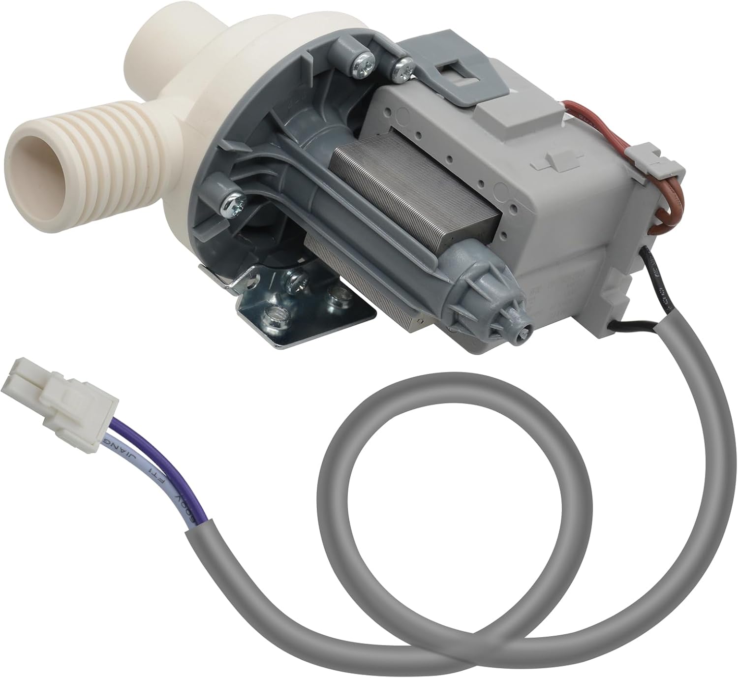 W10906604 - Genuine OEM Whirlpool Washer Drain Pump